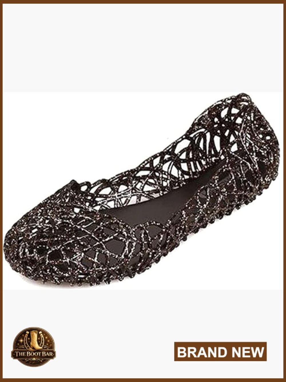 Jelly Shoes Flat Slip On Sandals Hollow Out Ballet Flat